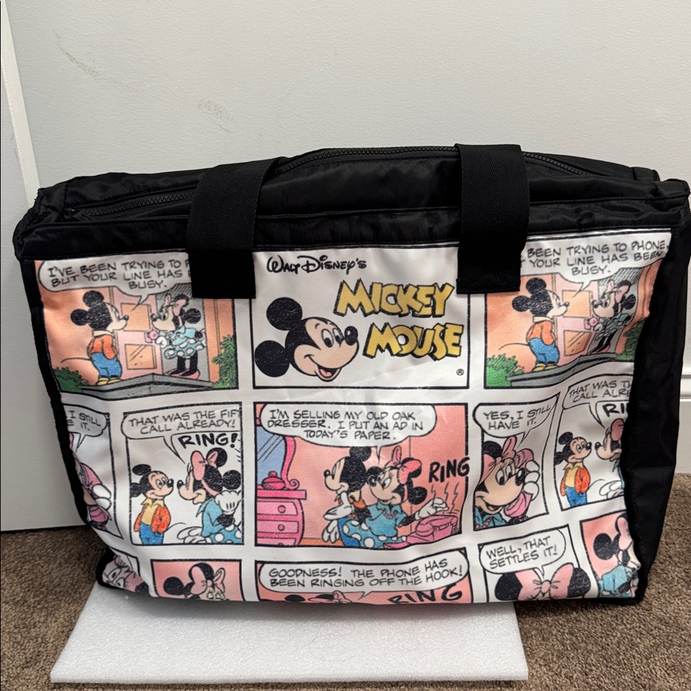 Disney Mickey Mouse Comic Strip Travel tote Bag - Picture 3 of 6